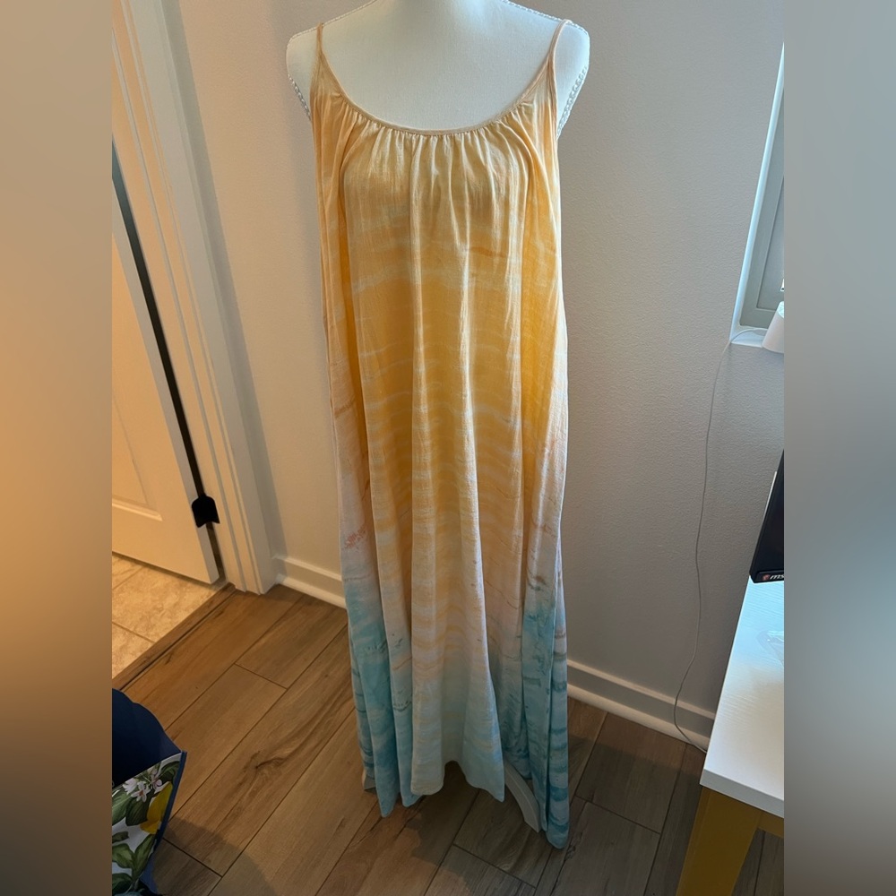Women’s 9Seed Ombre Maxi Dress with Spaghetti Straps
